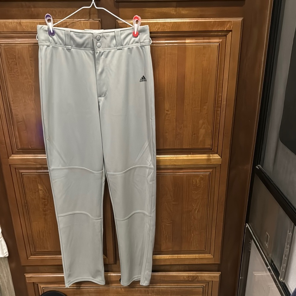Adidas Gray Athletic Baseball Pants